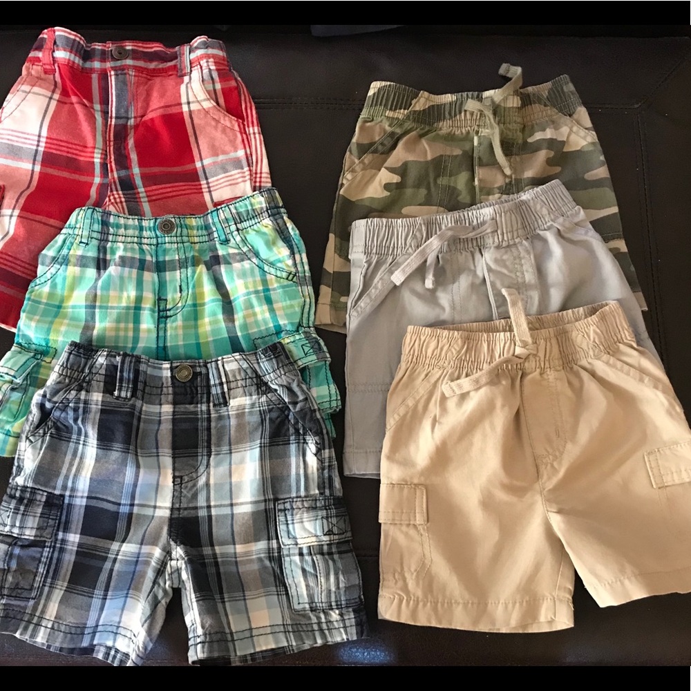 Boys size 12 mos bundle lot of 6 shorts